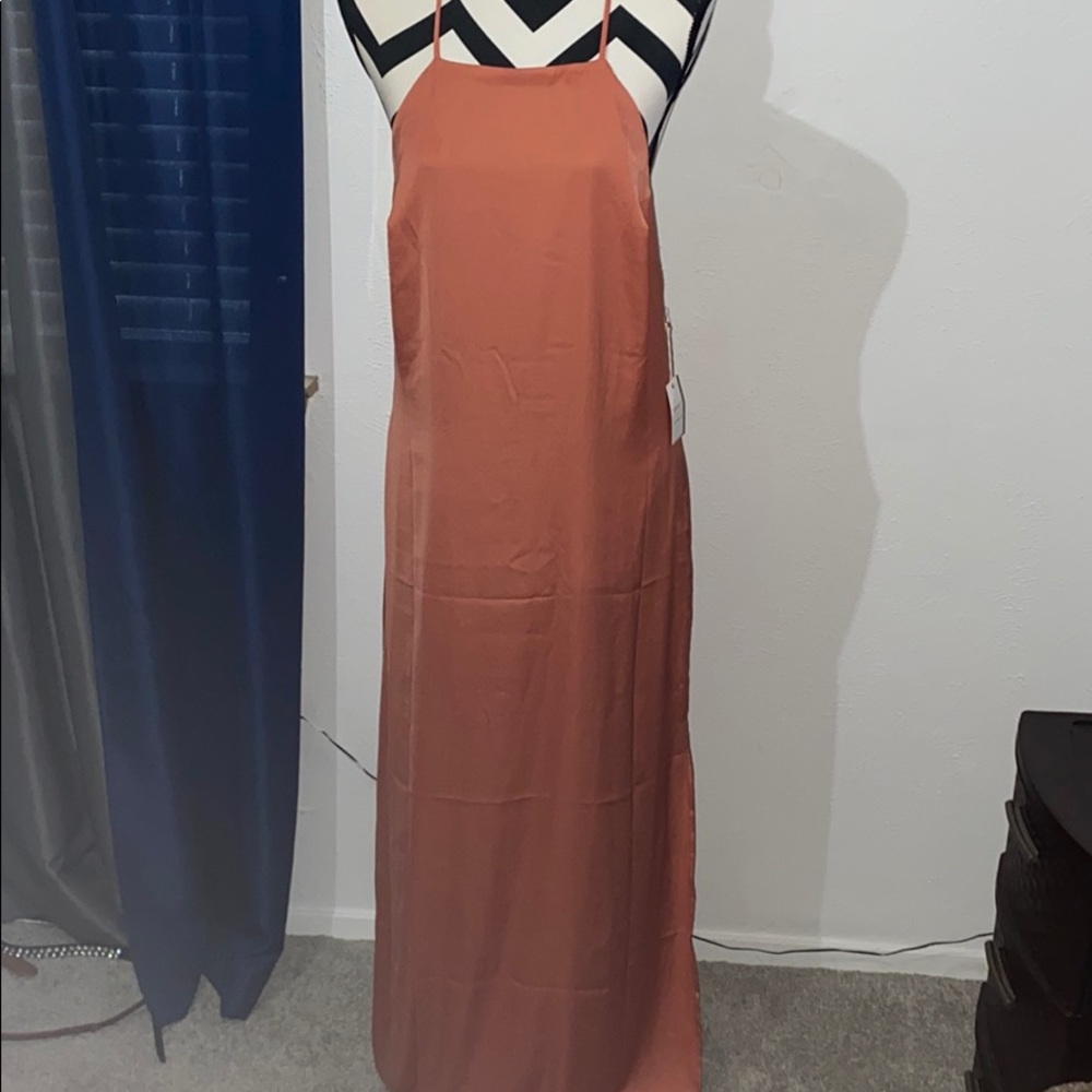 NEW**Rose Gold Maxi Dress
